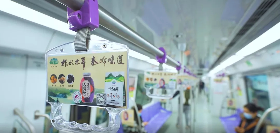 南京地铁4号线“柞水木耳号”品牌列车启程！